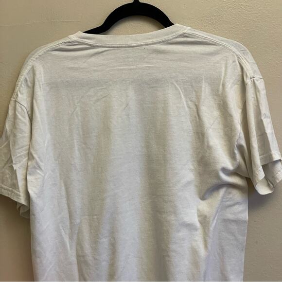 Gildan M Bushmills Irish Honey Whiskey short sleeve t-shirt white - Picture 6 of 7